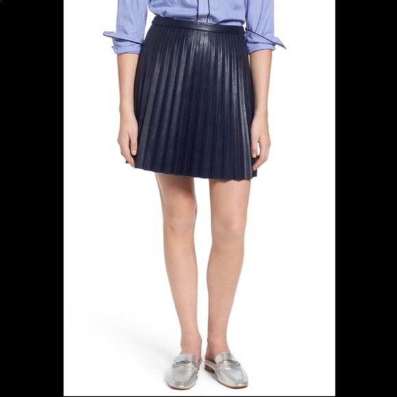 J. Crew Dresses & Skirts - NWT J. Crew Pleated faux leather skirt J. Crew Dresses & Skirts - NWT J. Crew Pleated faux leather skirt